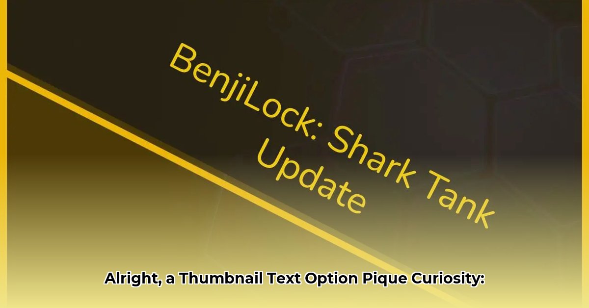 benjilock-shark-tank-net-worth